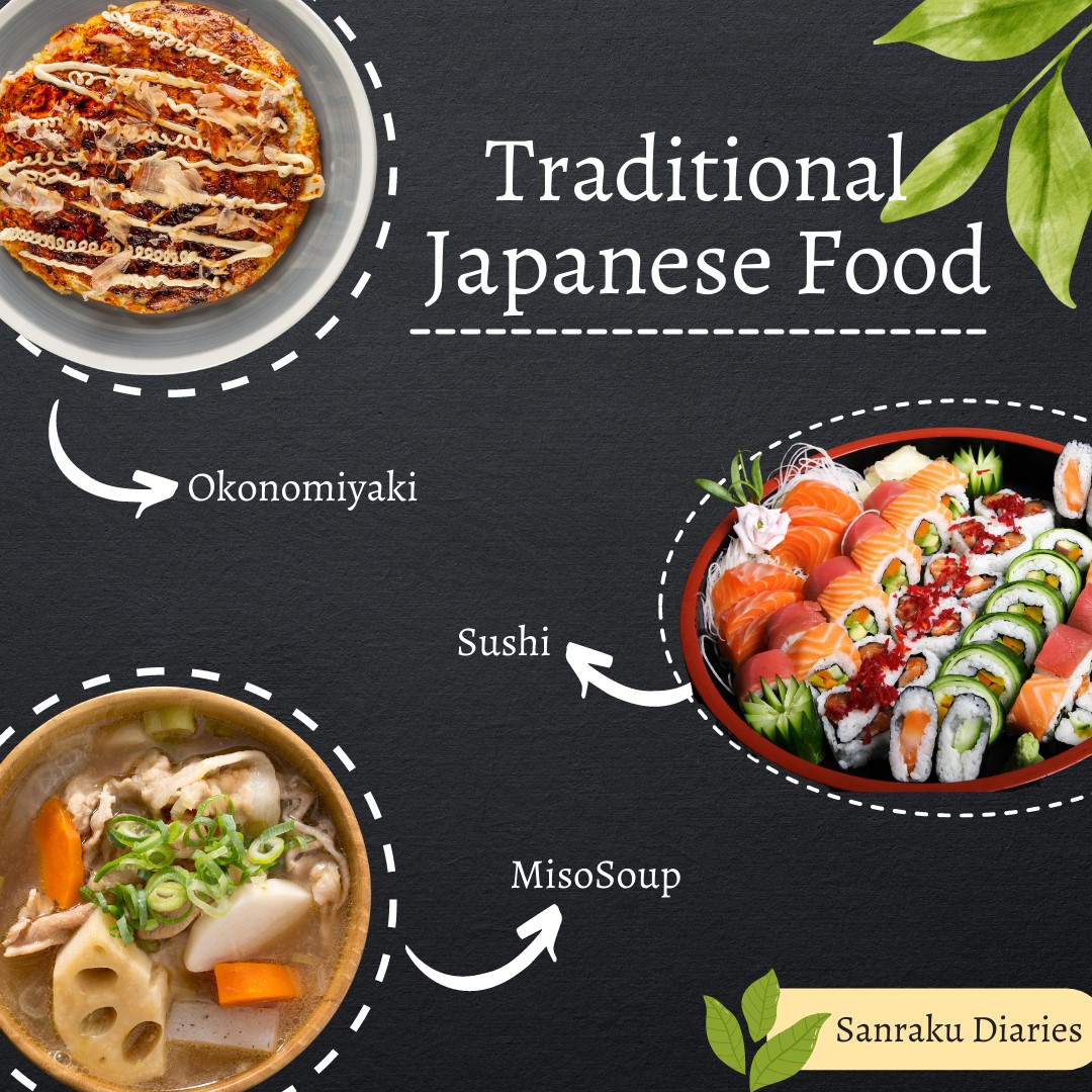 traditional japanese dinner menu
